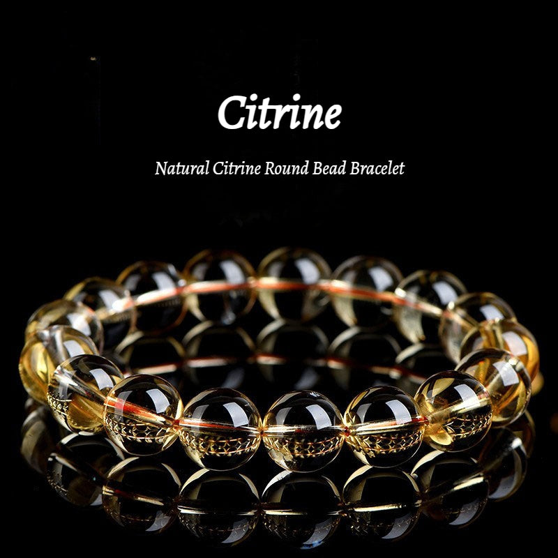 Golden Sun Citrine Mala - Wealth Manifestation Beads for Success