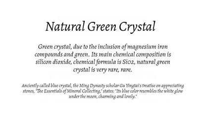 Natural Organic Freeform Green Quartz Raw Stone Bracelet - Handmade Energy Healing Jewelry