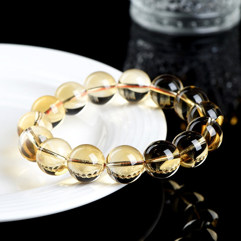 Golden Sun Citrine Mala - Wealth Manifestation Beads for Success