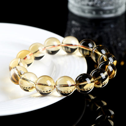 Golden Sun Citrine Mala - Wealth Manifestation Beads for Success