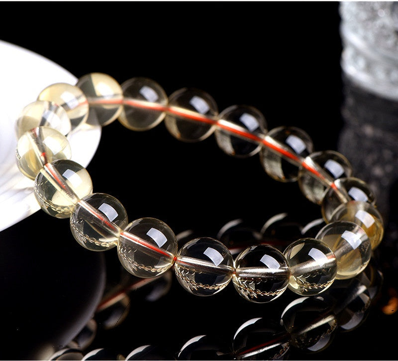Golden Sun Citrine Mala - Wealth Manifestation Beads for Success