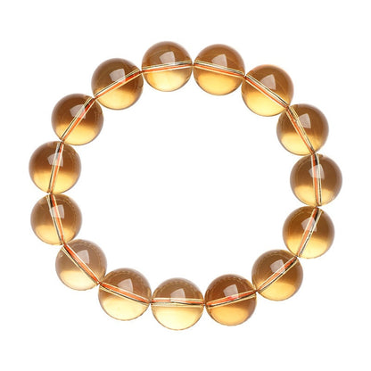 Golden Sun Citrine Mala - Wealth Manifestation Beads for Success