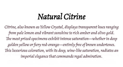 Golden Sun Citrine Mala - Wealth Manifestation Beads for Success
