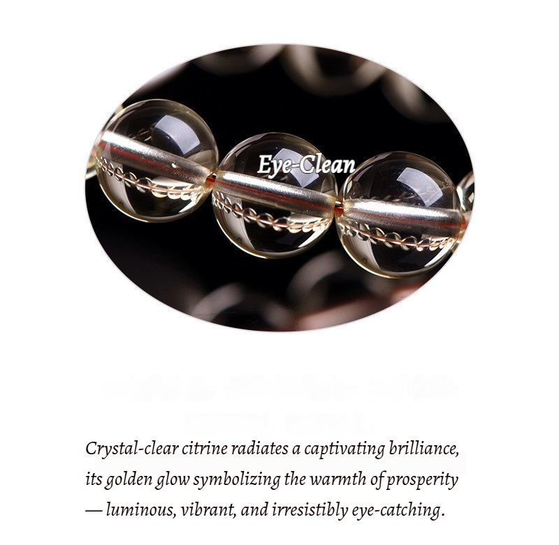Golden Sun Citrine Mala - Wealth Manifestation Beads for Success